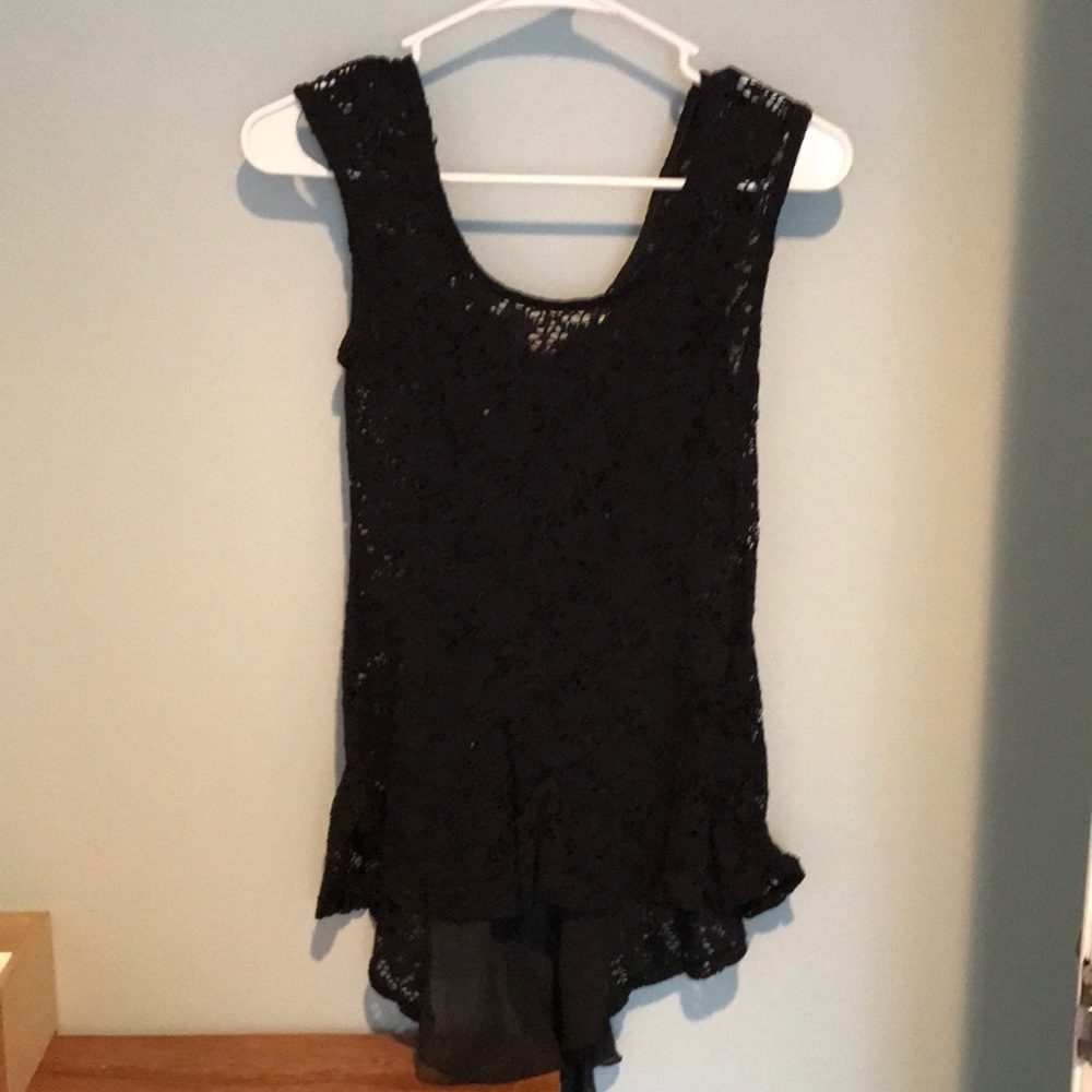 Fish tail tank top